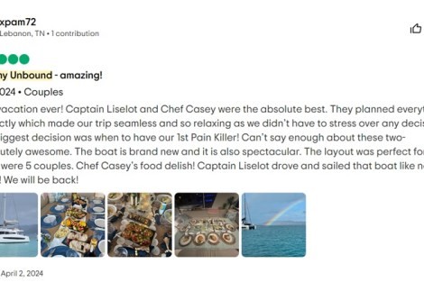 Review img # 17 of the yacht Destiny Unbound