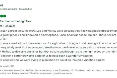 Review img # 1 of the yacht HIGH 5