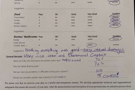 Review img # 12 of the yacht Just Marie 2