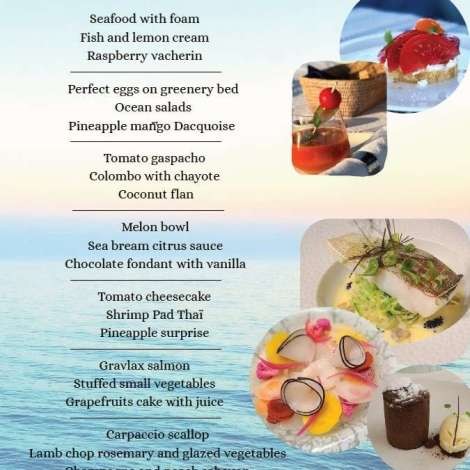 Food onboard L’INDECIS # 1