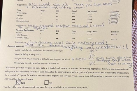 Review img # 12 of the yacht MYRA