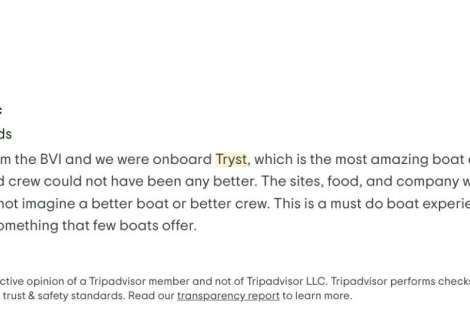 Review img # 18 of the yacht Tryst