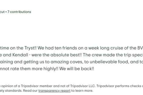 Review img # 11 of the yacht Tryst