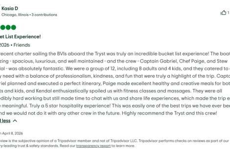 Review img # 1 of the yacht Tryst